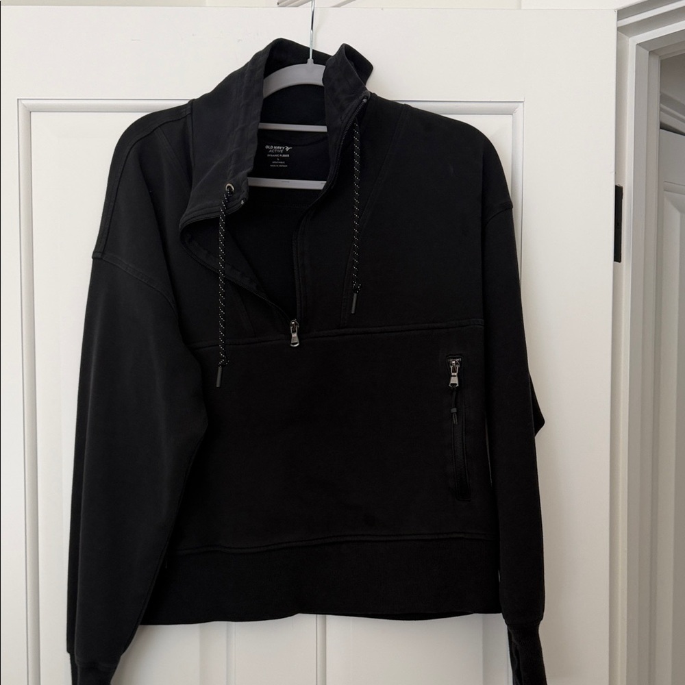 Old navy Black Half-Zip Sweater